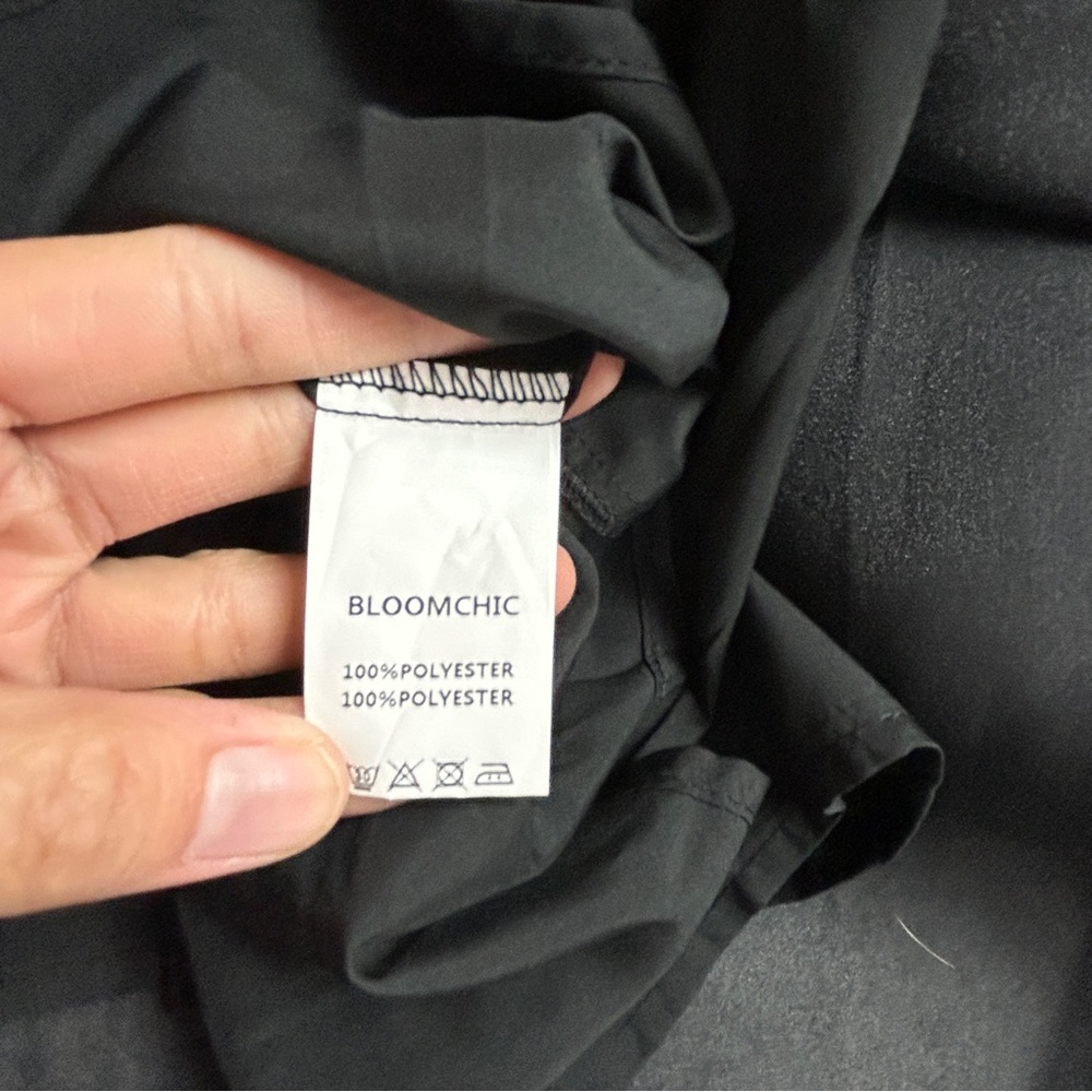 NWT BloomChic Size 14-16 Black Spaghetti Strap Dress - 555 - Picture 15 of 16